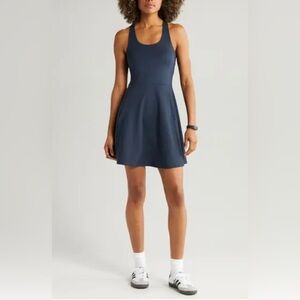 Zella daybreak tenis cross back A line dress Ophra’s favorite XXL navy blue NWT